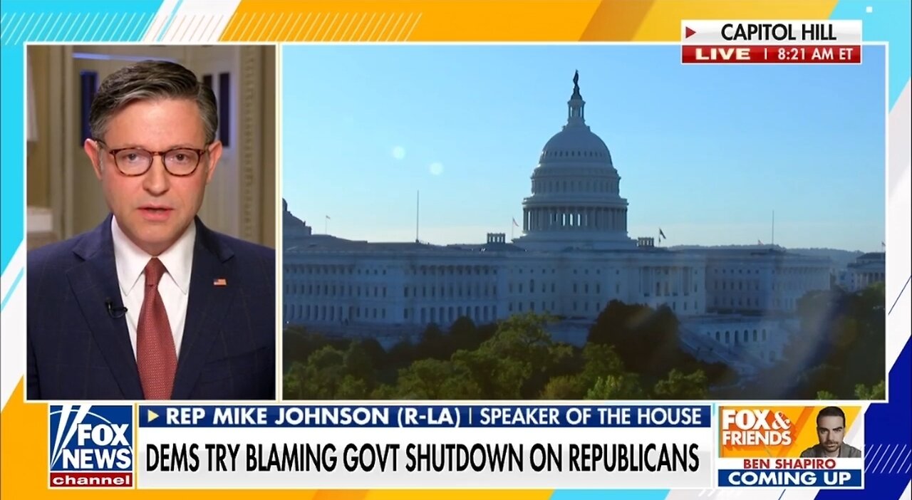 Speaker Johnson: I’ve HAD IT With The Democrats!