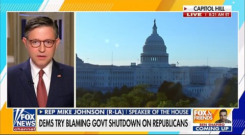 Speaker Johnson: I’ve HAD IT With The Democrats!