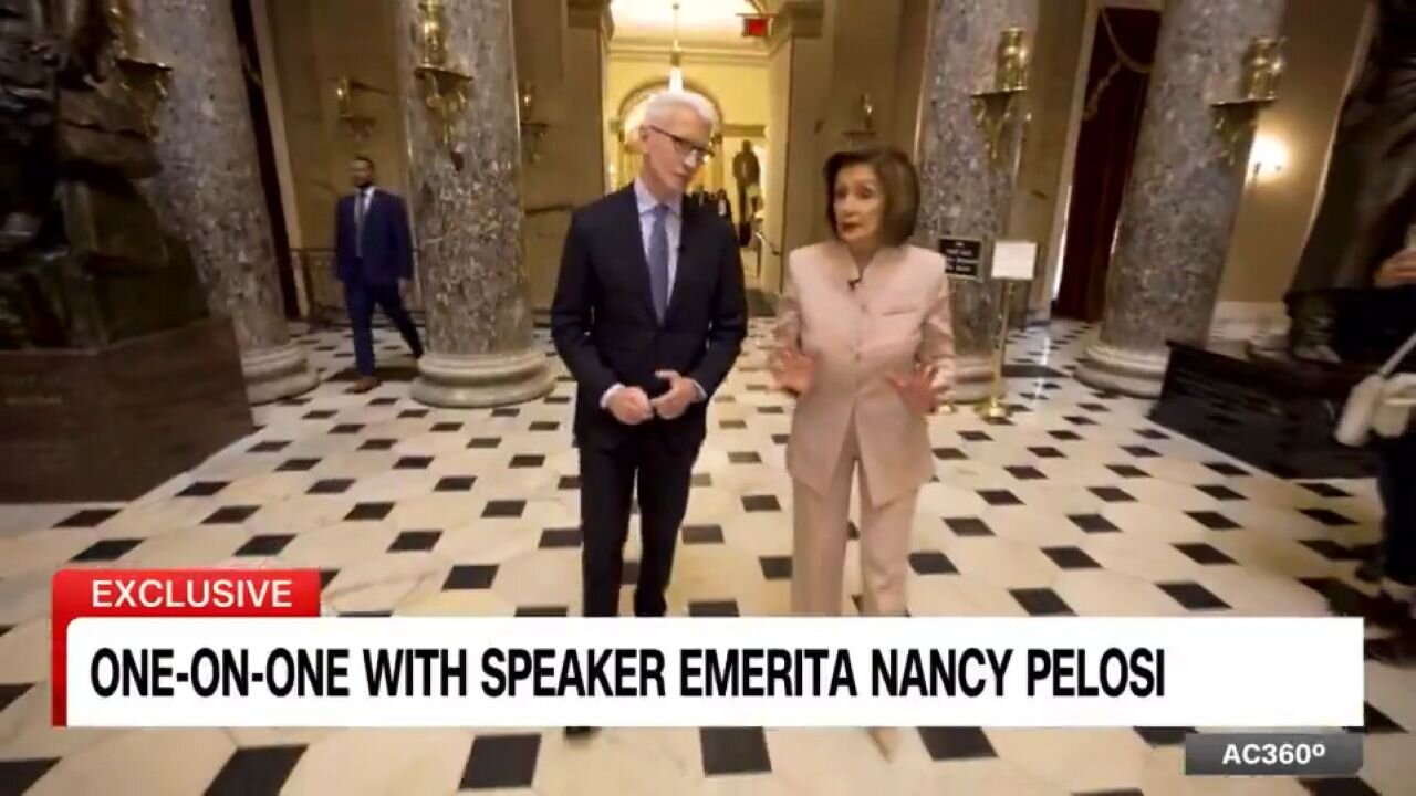 Anderson Cooper Was Apparently Too In Awe Of Nancy Pelosi To Ask A Question We ALL Have