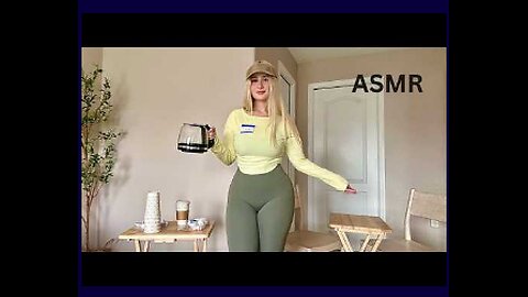 Full Body Massage at a Coffee Shop - ASMR