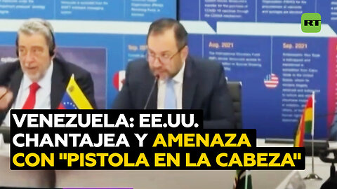 Venezuela: Élite de EE.UU. vive de chantaje, busca someter a otros con una "pistola en la cabeza"