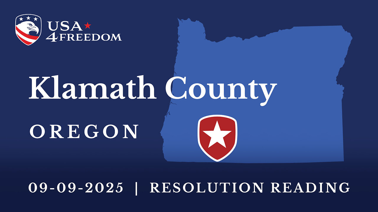 USA Resolution Klamath County, OR 9-9-25