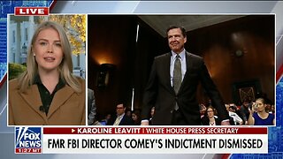Karoline Leavitt Announces DOJ Is Appealing Comey's Dismissed Indictment