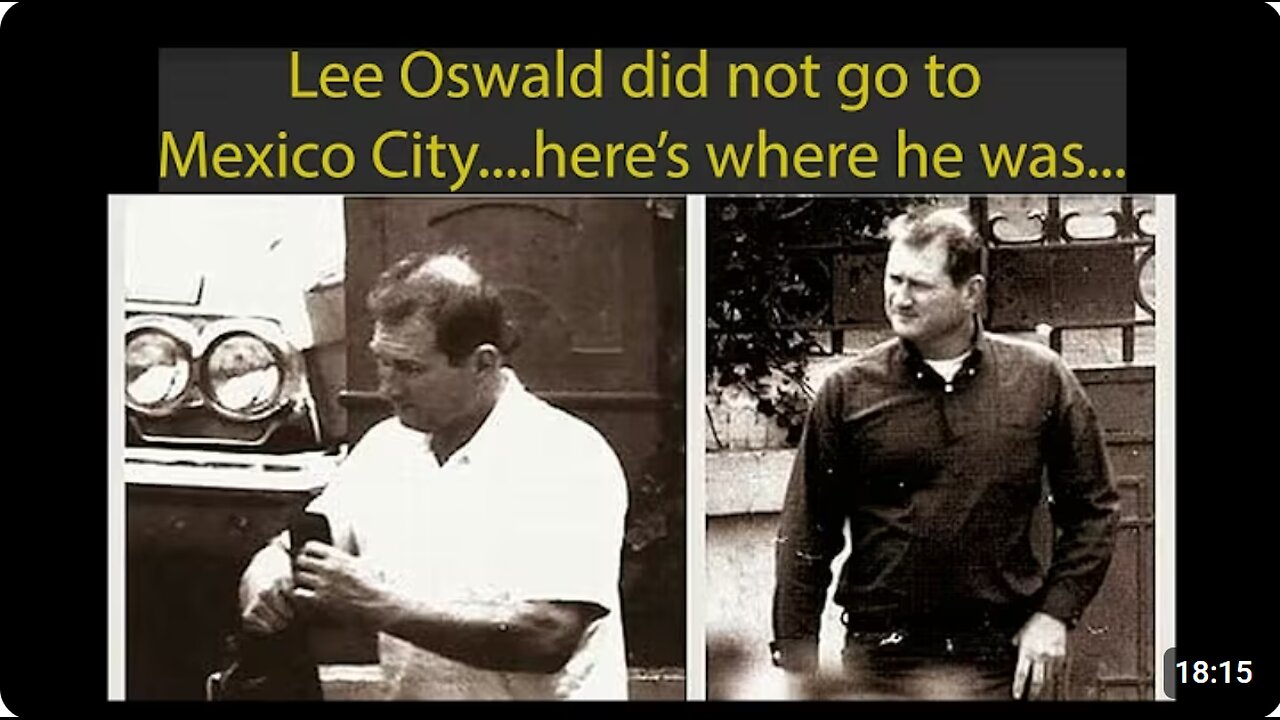 Lee Oswald did not go to Mexico City... | Ted Yacucci 10/12/25