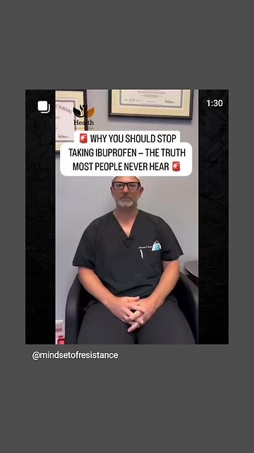 Why You Shouldn't Take Ibuprofen