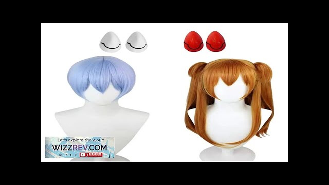 Asuka Langley Soryu Cosplay Costume Wig Hair Clips Rei Ayanami Cosplay Girl Review