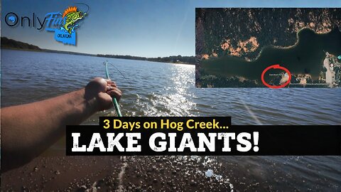 Fished for 3 days in Lake Thunderbird's Hog Creek