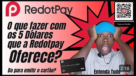 🚨URGENTE: COMO USAR OS 5$ DÓLARES GRÁTIS DA REDOTPAY ⁉️