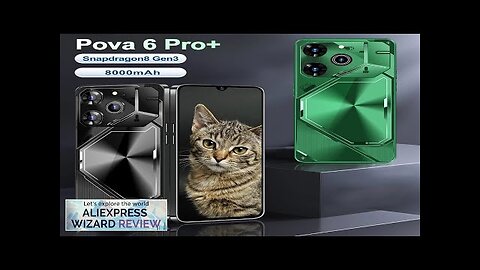 Smartphone Pova 6 Pro unlocked HD Screen maximum memory 22GB+2TB 5G Dual Review