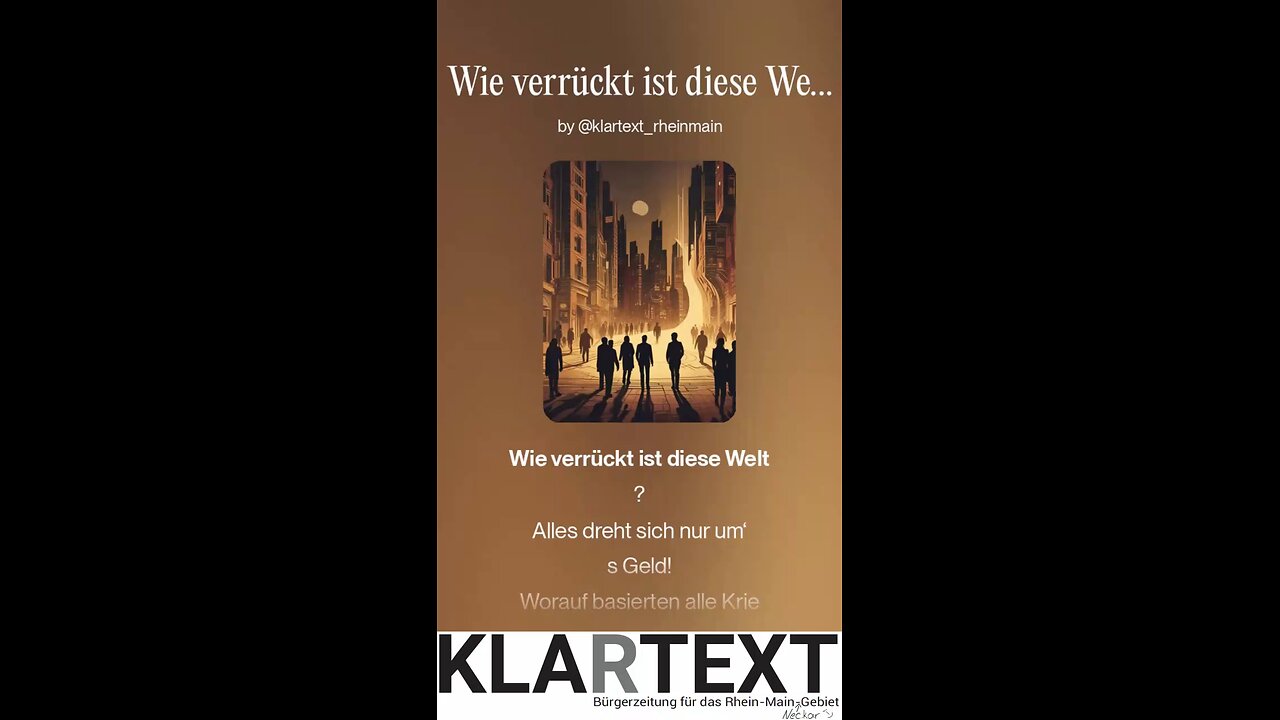 "Wie verrückt ist diese Welt?" KLARTEXT Son Cubano Protestsong