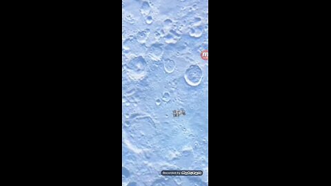 The iss completes a lunar transit during the day