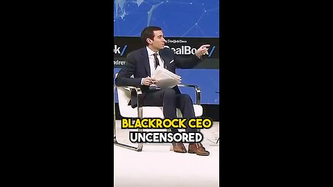👀 THROWBACK: BlackRock CEO openly admits actively forcing