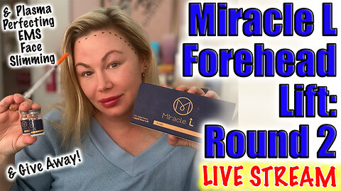 Live MIracle L Forehead LIft Round 2 & Give Away! AceCosm.com and code Jessica10 Saves