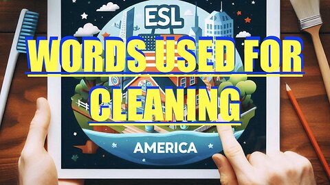 English Cleaning Words