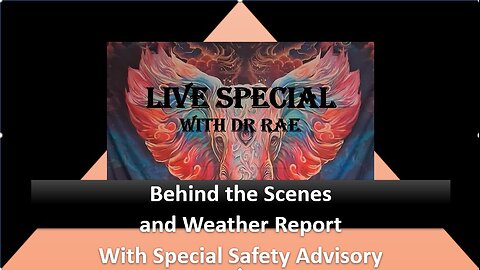 Live Special Edition Weather Report and Behind the Scenes