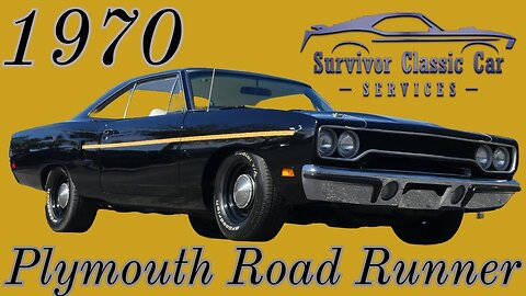 Restored 1970 Plymouth Road Runner 383 Commando, 4-speed pistol grip, Black Velvet