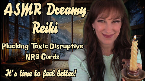 ASMR Reiki 👌 Energy Plucking + Layered Tingles ✨ Release the Heavy Energy ✨ Finger Flutters