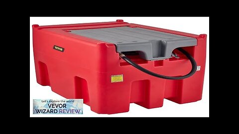 VEVOR Portable Diesel Tank 116 Gallon Capacity & 10 GPM Flow Rate Review