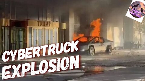 BREAKING: CCTV footage of the Cybertruck explosion at Trump Tower has been released.