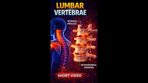 Lumbar Vertebrae Anatomy | 3D Explanation