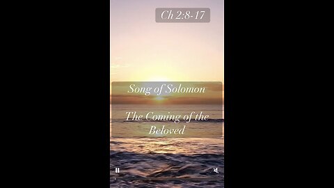 THE “Song of Songs” Ch 2:8-17 KJV