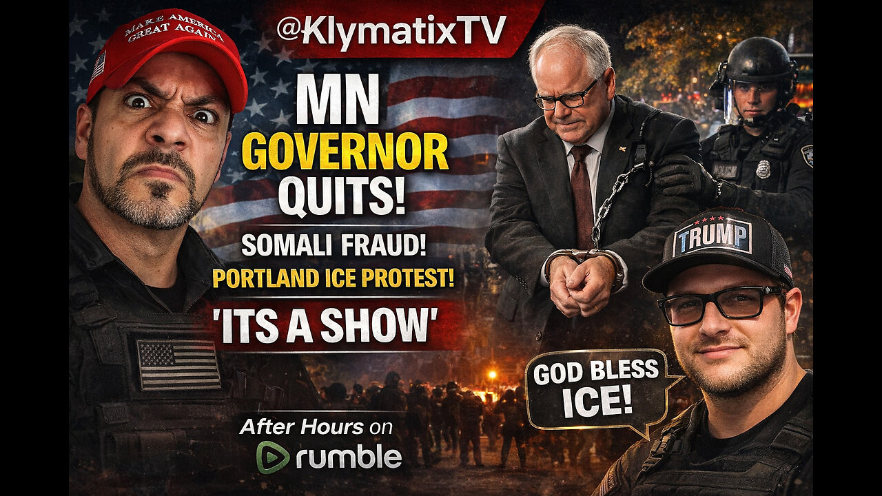 LIVE - ITS A SHOW! - TIM WALZ QUITS, MADURO SPEAKS NONSENSE, PORTLAND AFTER HOURS WITH TOMMY..