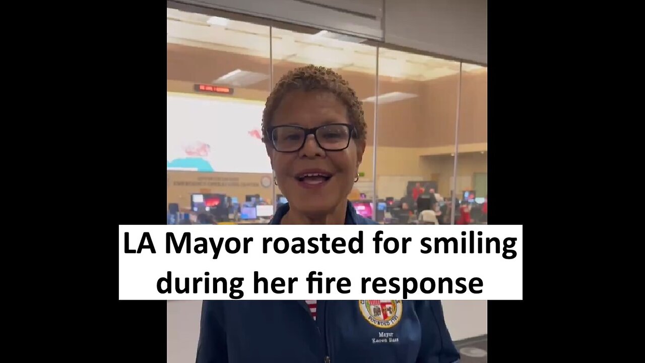 LA mayor roasted for fire response, joker smile
