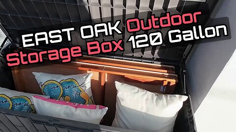 EAST OAK 120 Gallon Outdoor Storage Box – Unboxing, Assembly & Quick Review