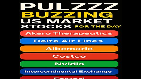 Buzzing Stocks Today 🔥 Akero Skyrockets | Nvidia & Delta Lead the US Market (Oct 9 2025)