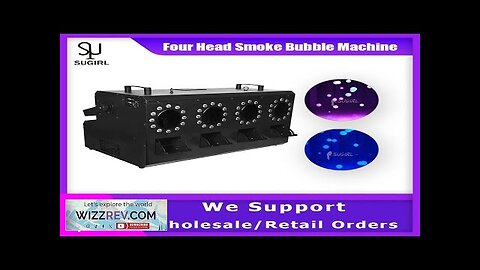 No Tax 1-6Pcs 1500W 24x3W RGB LED 4 Head Jet Smoke Fogger Review