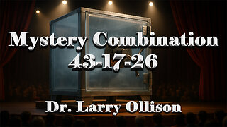 Mystery Combination 45-17-26 Dr. Larry Ollison