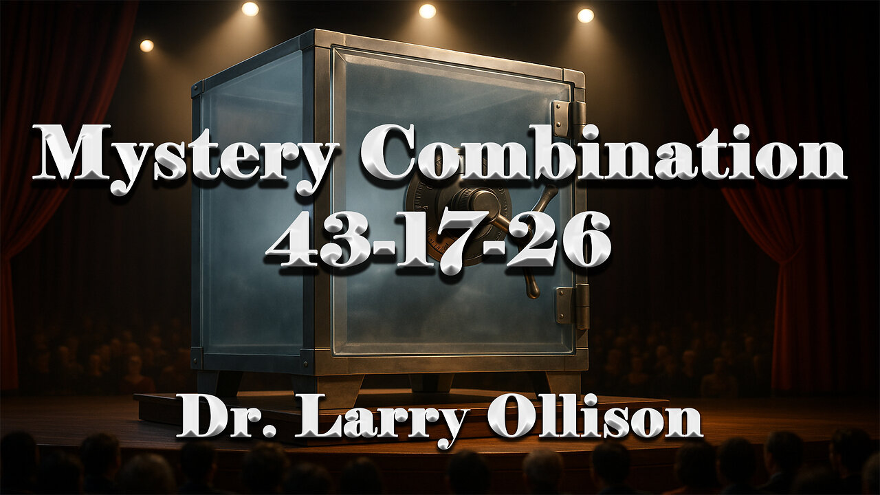 Mystery Combination 45-17-26 Dr. Larry Ollison