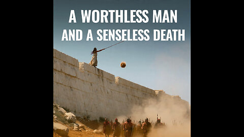 A WORTHLESS MAN AND A SENSELESS DEATH
