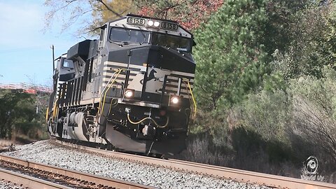 Norfolk Southern, CSX and Amtrak trains in Raleigh, North Carolina 11/20 to 11/24/2024