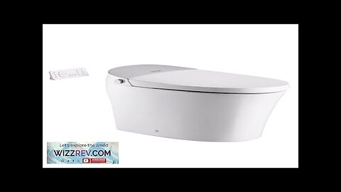 Elongated Smart Toilet Auto Freshening Toilet with Heated Toilet Seat Review