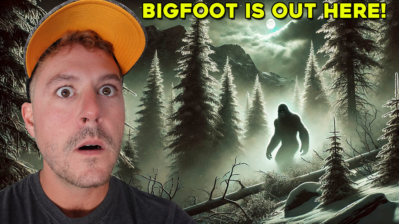 (BIGFOOT IS HERE!) Hunting SASQUATCH while Winter Camping in the Woods | MORE PROOF HE EXISTS