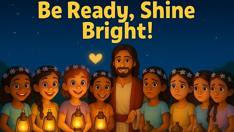 🎤 Kids worship song | Be Ready, Shine Bright! - Matthew 25:1-13 | Lyric Lambs