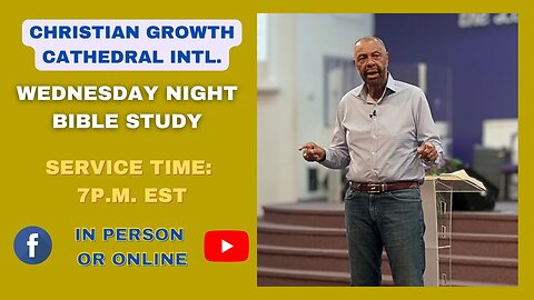 C.G.C. Wednesday Night Bible Study (October 1st 2025)