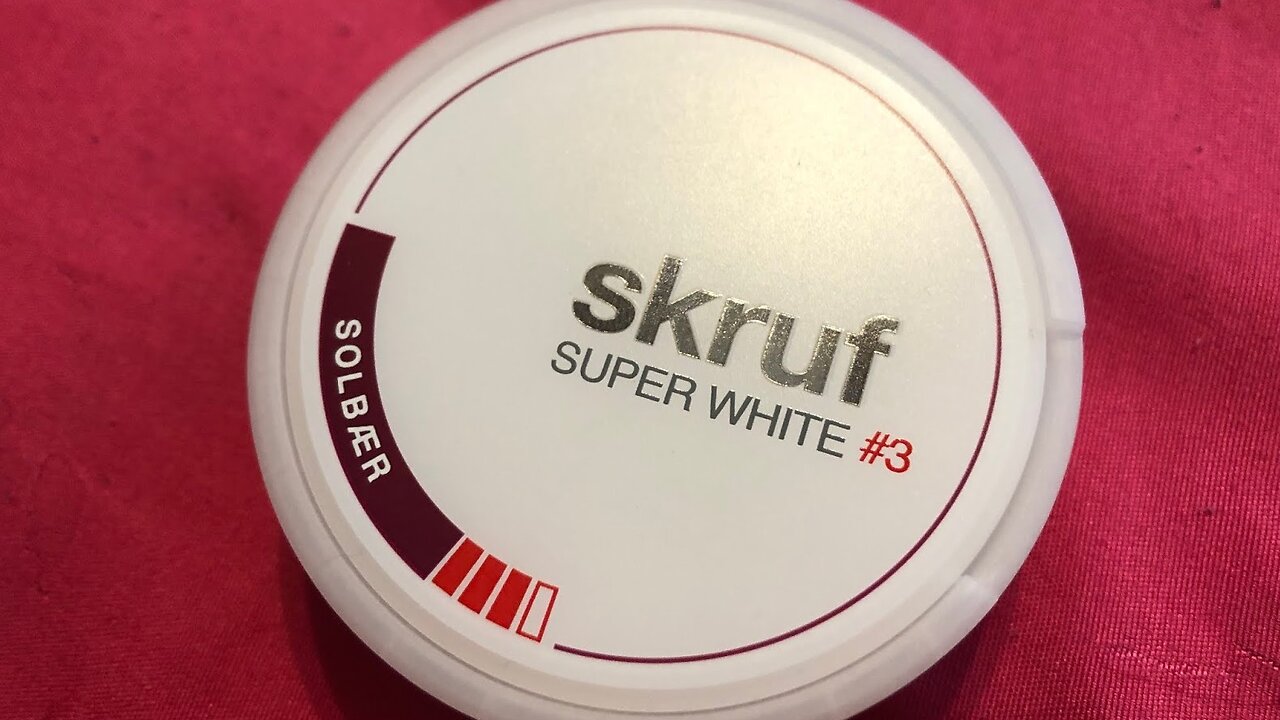 Skruf SuperWhite Solbaer (Nicotine Pouches) Review
