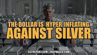THE DOLLAR IS HYPER-INFLATING AGAINST SILVER!!!