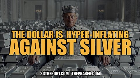 THE DOLLAR IS HYPER-INFLATING AGAINST SILVER!!!