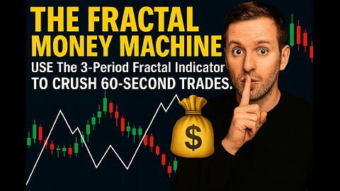 THE FRACTAL MONEY MACHINE! 🤫 Use The 3-Period Fractal Indicator To CRUSH 60-Second Trades!