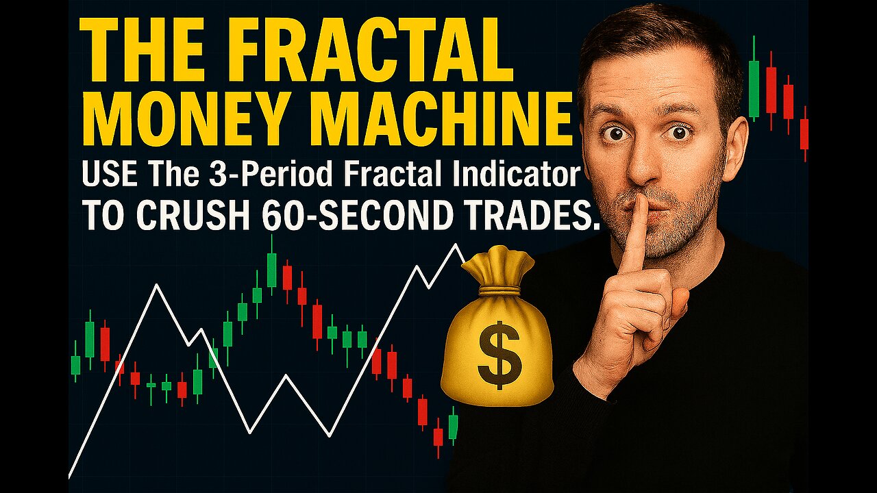 THE FRACTAL MONEY MACHINE! 🤫 Use The 3-Period Fractal Indicator To CRUSH 60-Second Trades!