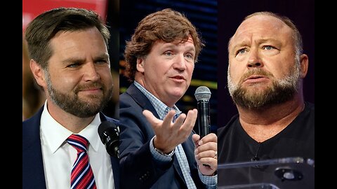 DISINFOWARS!!! TUCKER CARLSON, ALEX JONES JD VANCE 100% PSY OP