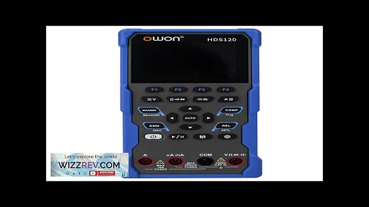 OWON HDS120 Digital Multimeter Oscilloscope 1MHz Analog Bandwidth High Accuracy 2.8inch LCD Review