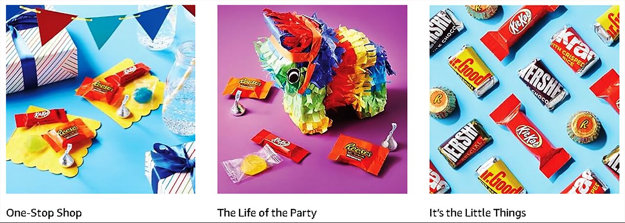 HERSHEY'S and REESE'S Assorted Chocolate Flavored Candy Party Pack, 35 oz