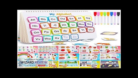 Huijing Montessori Preschool Learning Activities Newest 29 Themes Busy Book Workbook Review