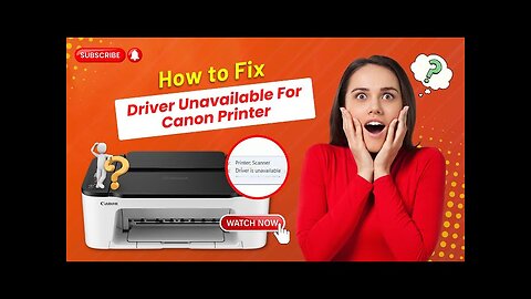 How to Fix Driver Unavailable for Canon Printer?