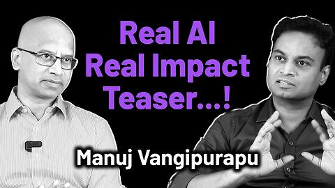 Real AI Real Impact Must Watch Podcast Teaser | Dr. Bharadwaz | Manuj Vangipurapu | Health Authentic