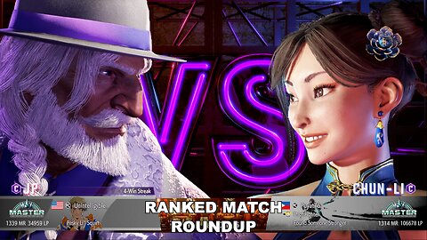 Kuya Kalbo SF6 Ranked Roundup. Chun Li Master Rank [Hori Fight Stick]